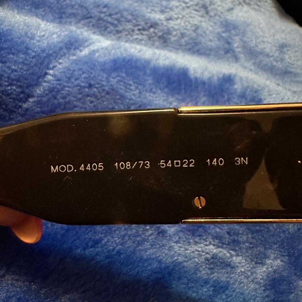 Versace Tortoise Shell Square Sunglasses - image 5